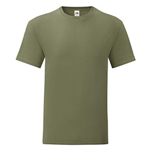Fruit of the Loom Mens Iconic T Shirt (L) (Classic Olive Green)