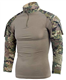 LANBAOSI Mens Ripstop Tactical Shirt Long Sleeve Combat Shirt Multicam Military T Shirts Airsoft Hunting Woodland, Cp-ge, M