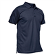 KEFITEVD Men's Summer Quick Dry Short Sleeve Polo Shirts Lightweight Fishing Tees,Navy Blue,L