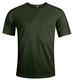 MKR Quick Drying Breathable Cooling Short Sleeve Sports T-Shirt with UPF40+ Sun UV Protection (Army Green, L)