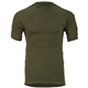 Highlander Combat Tactical T-Shirt Stretch Cotton Pockets on Sleeve Olive Green (Medium)