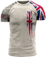 British Veteran UK Army T-Shirt Combat Military Camouflage T Shirt Regular Fit Short Sleeve Beige UK03 (UK, Alpha, L, Regular, Regular, UK03)