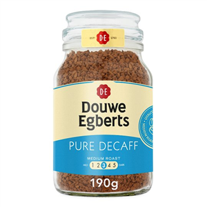 Douwe Egberts Pure Decaffeinated Instant Coffee 190G