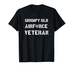 Grump old Royal Air Force RAF Veteran Roundel T-Shirt