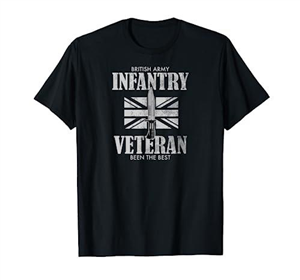 British Army Infantry Veteran (distressed) T-Shirt
