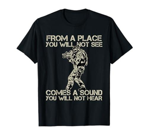 Soldiers T-Shirt Sniper Military Combat Men's Shirt T-Shirt