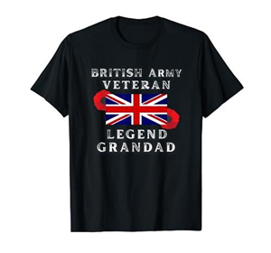British Army Veteran Legend Grandad T-Shirt