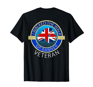 Operation Banner Veteran Northern Ireland Rear Print T Shirt T-Shirt