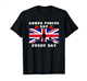 Armed Forces Day. British Army Soldiers Troops Veterans Flag T-Shirt