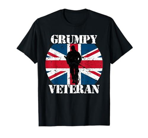Grumpy Retired British Army Armed Forces Veteran T-Shirt