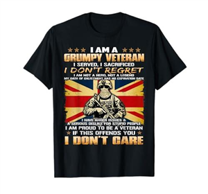 British Army Veteran Soldier Union Jack Flag UK Veteran T-Shirt