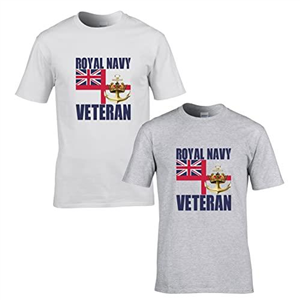 Royal Navy Veteran T Shirt Armed Forces Royal Navy UK Flag Royal Veteran Unisex Adults Kids Tee Top