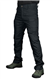 Wirltte Men Work Trousers Safety Combat Hiking Tactical Pants with Multi Pockets Black XXL