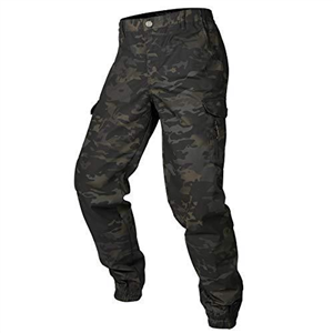 CARWORNIC Men's Camouflage Tactical Pants Waterproof Lightweight Ripstop Outdoor Hiking Tapered Cargo Pants Casual Paintball Hunting Work Pants Multi Pocket Military Camo Army Combat Trousers