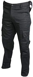 Savage Island Men's Combat Military Trousers, Black, 32W / 30L