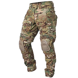 IDOGEAR Men's G3 Combat Pants with Knee Pads Multi Camouflage Trousers Airsoft Hunting Paintball Tactical Outdoor Pants(Multi-Camo,Large(34W x 32L))
