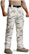 CQR Men's Flex Ripstop Tactical Trousers, Water Resistant Stretch Cargo Trousers, Lightweight EDC Hiking Work Trousers, Print Dura Flex Mag Pocket Winter Hunting Camo, 32W / 30L