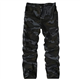 iCKER Cargo Combat Trousers Men Work Camo Army Military Tactical Multi Pocket Camouflage Pants