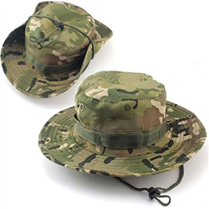 Field Sports Online Multicam Camouflage Boonie Hat Bush Jungle Wide Brim Army Military Sun Cap Cadet Bucket MTP Airsoft Camo