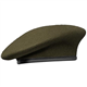 Gajaous British Military Berets with Leather Sweatband, Adjustbale Army Black Wool Beret