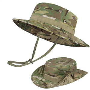DiULi Camo Boonie Hat for Men Women, UPF 50+ Unisex Rich Camouflage Bush Bucket Hat Bush Jungle Wide Brim Army Military Sun Cap Jungle Hat for Outdoor Fishing Hunting Safari Beach