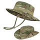 DiULi Camo Boonie Hat for Men Women, UPF 50+ Unisex Rich Camouflage Bush Bucket Hat Bush Jungle Wide Brim Army Military Sun Cap Jungle Hat for Outdoor Fishing Hunting Safari Beach