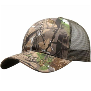 RALSPEC Woodland Camo Mens Meshback Baseball Cap Shooting Hat Real Leaf Oak Tree Camouflage Shooting Hunting Fishing Airsoft Adjustable Headwear