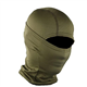 FOXBI Camo Balaclava Hood Hat For Men One Hole Full Face Mask Military Neck Warmer Breathable Hunting Helmet Tactical Headwear For Sports,Armygreen