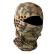 FOXBI Camo Balaclava Hood Hat For Men One Hole Full Face Mask Military Neck Warmer Breathable Hunting Helmet Tactical Headwear For Sports,Badlands