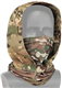 Tactical Night Headgear, Stretch Fabric Face Mask, Hood Headwear, Camouflage Full Face Mask, Two Types Of Wear Are Used With Mask