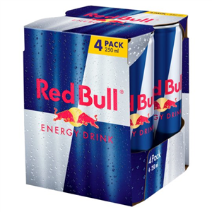 Red Bull Energy Drink 4 X 250Ml
