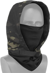 Hood Headwear Camo Full Face Mask Tactical Headgear Airsoft Stretch Fabric Mask(BCP)