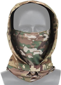 Airsoft Stretch Fabric Mask Hood Headwear Outdoor Face Shield Tactical Headgear(Cp)
