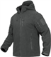 TACVASEN Men's Tactical Hoodies Windproof Military Fleece Jacket with Zip Pockets
