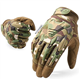 WTACTFUL Full Finger Gloves for Motorbike Motorcycle Riding Cycling Bicycle Hunting Hiking Riding Work Climbing Camping Driving Men's Gloves Camo XL