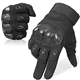 WTACTFUL Touch Screen Full Finger Gloves for Outdoor Airsoft Painball Motorcycle Cycling Motorbike Men Women Black L
