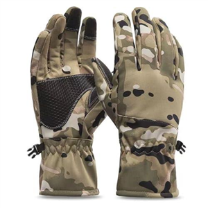 Long Keeper Snow Gloves for Men & Women Waterproof Touchscreen Thermal Anti-Slip for Running Cycling Motorcycle Snowboarding (Camouflage)