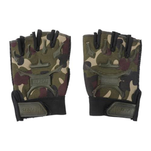 LIOOBO Fingerless Gloves Kids - Kids Fingerless Gloves: 1 Pair Camouflage Kids Sports Half Finger Gloves Cycling Gloves Outdoor Army Accessories Kids Cycling Gloves Army Gloves Bike Gloves Fingerless