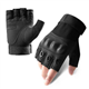 Cycling Gloves for Men, Breathable Padded Fingerless Motorcycle Gloves for Outdoor Sports, Non-Slip Wear-resistant Working Gloves, Shockproof Half Finger Gloves for Hiking Climbing Camping Hunting