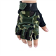 Long Keeper Kids Half Finger Sports Gloves Anti-Slip Cycling Gloves for Boys Girls for Bike Scooter Skateboard (Camo-S)