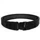 LUUFAN Military Tactical Belt Security Gear Adjustable Heavy Duty Belt with Quick Release Buckle for Outdoor Activity (Black)