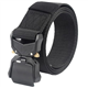 Belt Tactical Belt, Military Hiking Rigger 1.5" Nylon Web Work Belt with Heavy Duty Quick Release Buckle (black, 125cm/waists up to 45")
