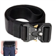 1PC Tactical Belt Men Adjustable and Fashionable Work Belts for Men Heavy Duty Performance and Stylish Durability Work Belt for Work Outdoor Sports Survival and Daily Casual Use Combat Belt