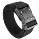 KEYRI 1 PCS Quick Release Tactical Belt Suitable for Long Hours Activities Nylon Belts for Men with Durable Seatbelt Buckle Tactical Belt for Military, Work, Hiking, Rigger, Fireman and Sport (Black)