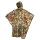 AUSCAMOTEK Military Camo Rain Poncho Hooded Waterproof Camouflauge Raincoat for Hunting Hiking Camping Fishing One Size, Military-camo, One Size