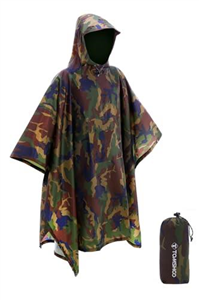 TOMSHOO rain poncho,raincoat,waterproof camping tent,tarpaulin,3-in-1 multifunctional rain cover for hunting,camping,hiking&cycling.,CF