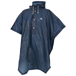 Trespass Unisex Trespass Unisex Adult CANOPY Packaway Poncho NAVY BLUE EACH, Navy Blue, One Size UK