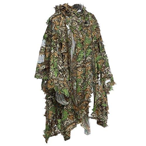MBLUE 3D Jungle Sniper Set Hunting Camouflage Camping Birdwatching Poncho Ghillie Suit