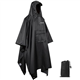 TechRise Waterproof Rain Poncho, Reusable Adult Rain Coat Lightweight Raincoat with Hood for Men and Women, 3-in-1 Multifunctional Rain Cape Jacket for Hiking, Camping and Outdoor Activities, One Size