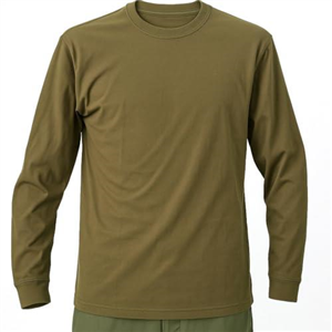British Army Olive Long Sleeve Top T Shirt Thermal Underwear Base Layer T'shirt (UK, Alpha, M, Regular, Regular, Olive Green)